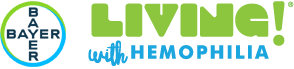 Living with hemophilia logo